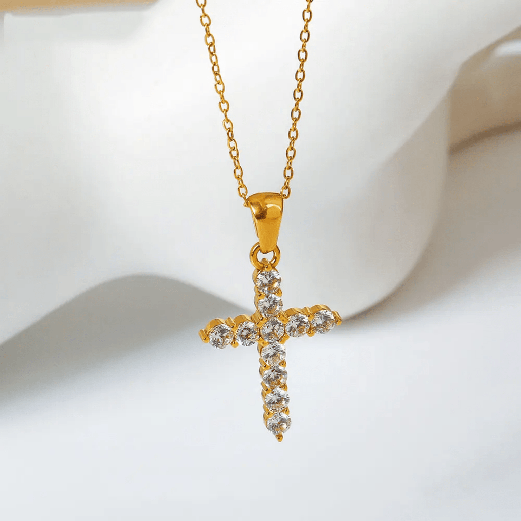 C-296 – 18k Gold Plated Stainless Steel Tarnish Free Waterproof Female Jewellery
