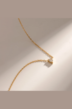 C-251-18k Gold Plated Stainless Steel Tarnish Free Waterproof Female Jewellery