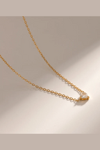 C-251-18k Gold Plated Stainless Steel Tarnish Free Waterproof Female Jewellery