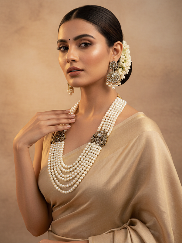 Anala Polki Kundan Necklace
