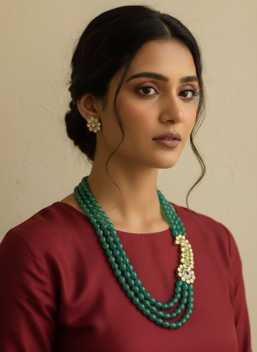 Inaya kundan set
