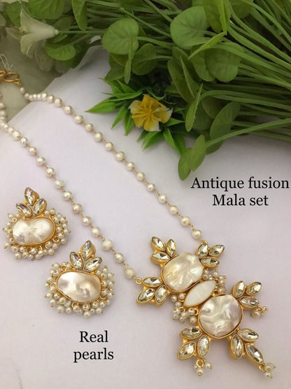 Shyama real pearl Set