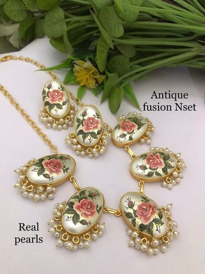 Ritanya Real pearl Set