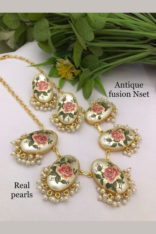 Ritanya Real pearl Set