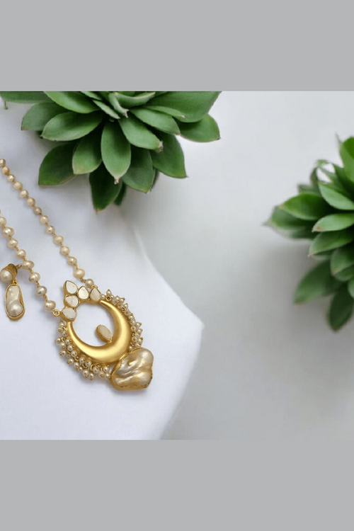 Ahalya real pearl set