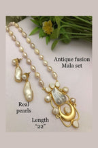 Abhaya real pearl set