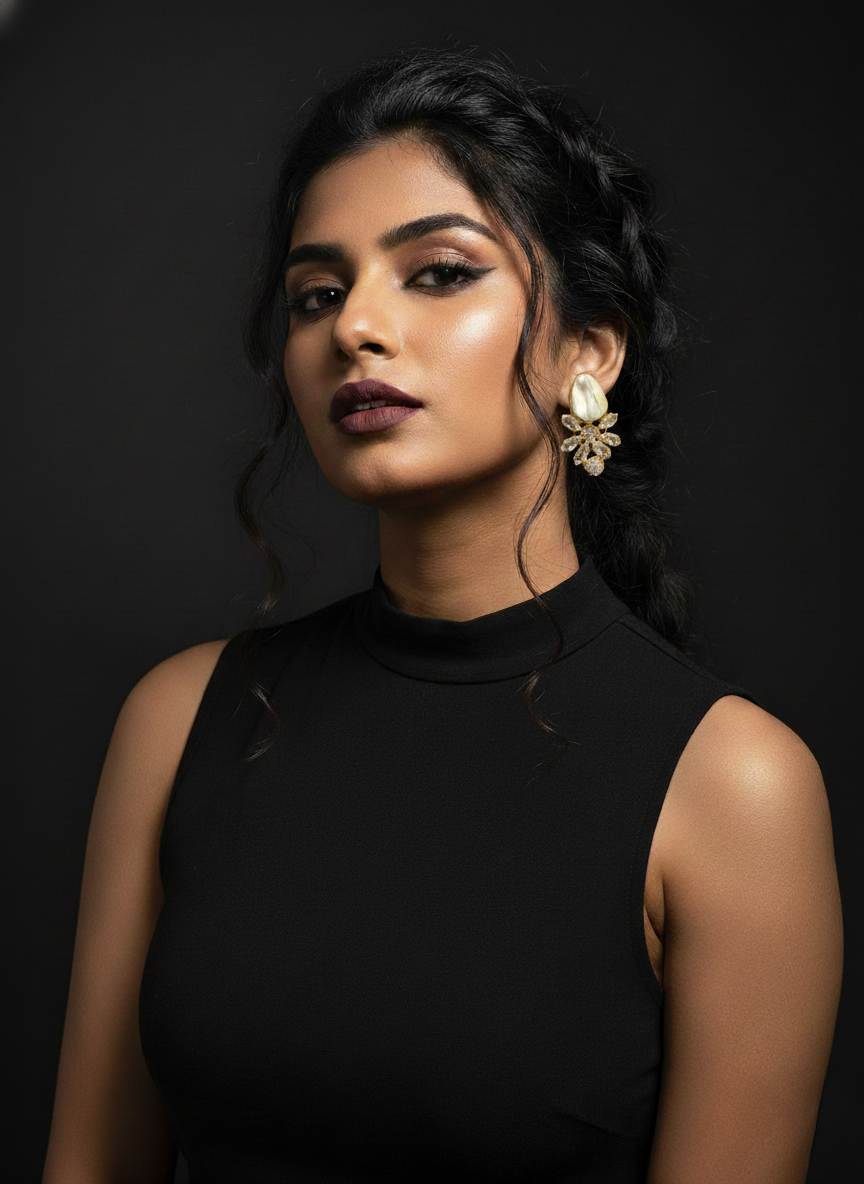 Hanshikha Real pearl Earrings