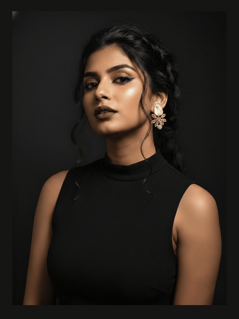 Hanshikha Real pearl Earrings