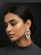 Kanchan Real pearl Earrings