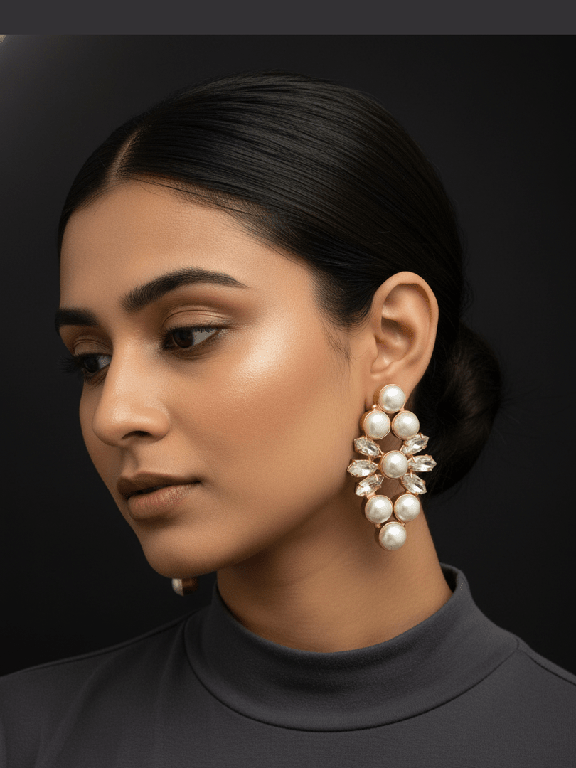 Kanchan Real pearl Earrings