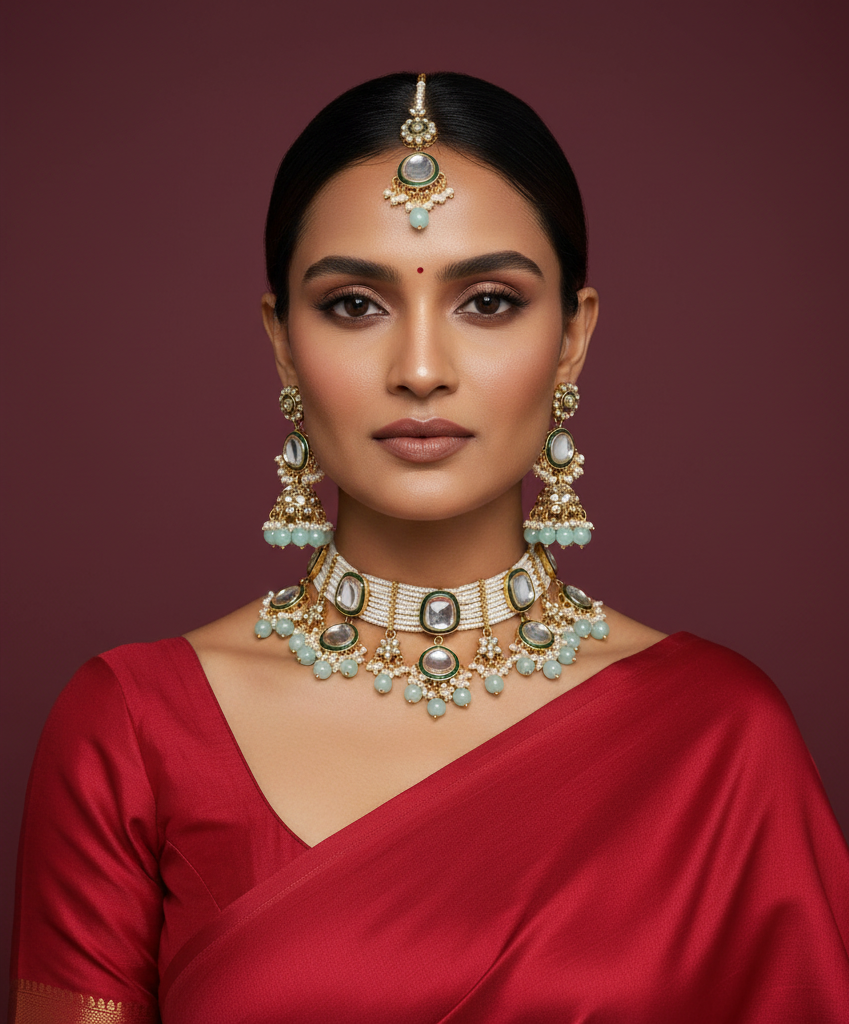 Dakshaja kundan set