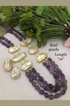 Real Pearl Sadiya Set