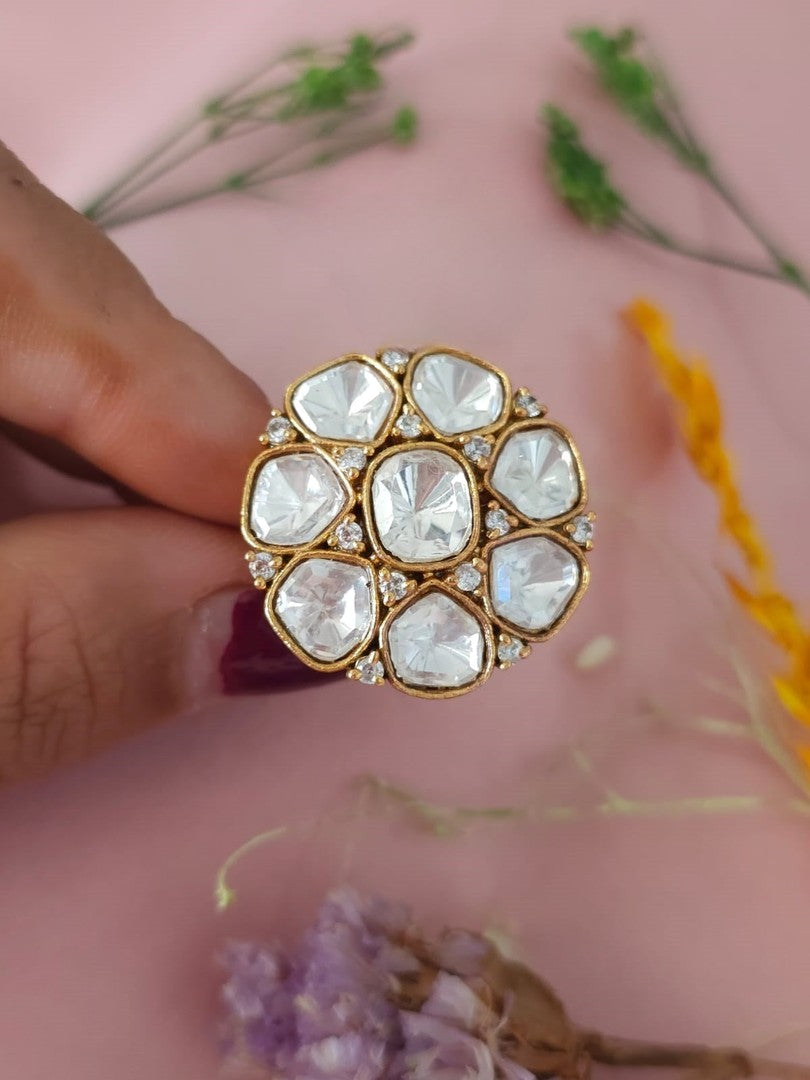 Esha Polki Ring