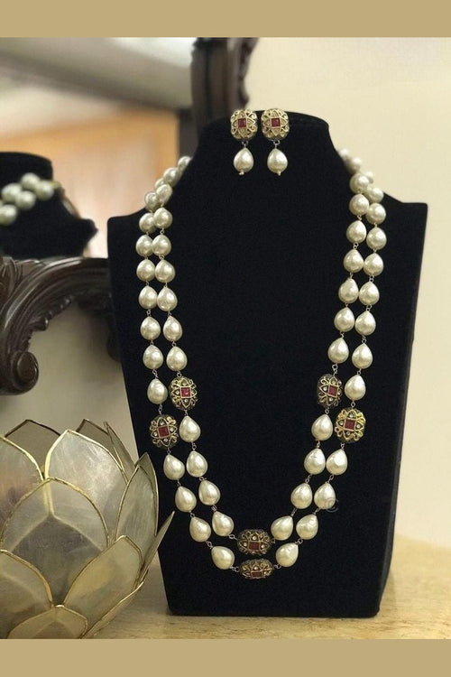 Sajni Shell Pearl Mala