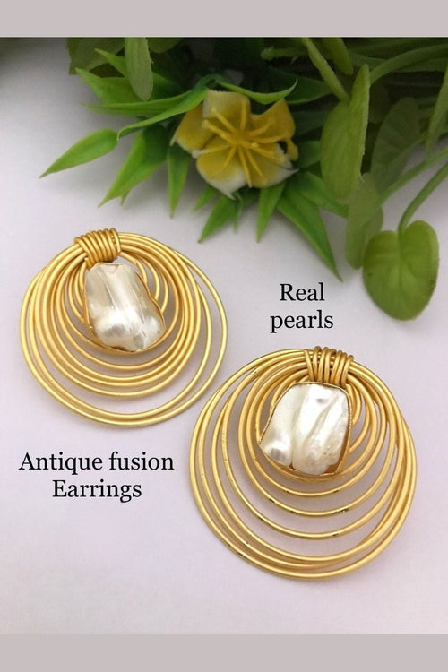 Real Pearl Krushna Earrings