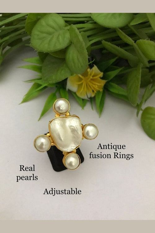 Real pearl Sanya ring