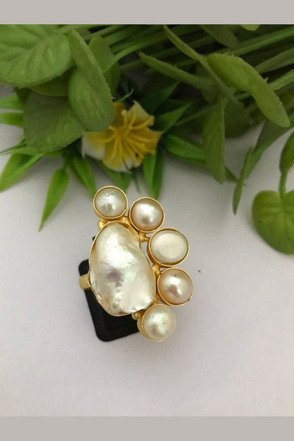 Real Pearl Monica Ring