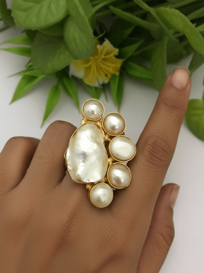 Real Pearl Monica Ring