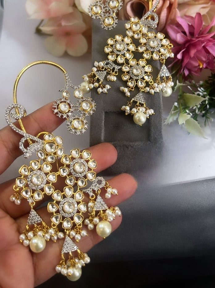 Karishma kundan Ear cuffs