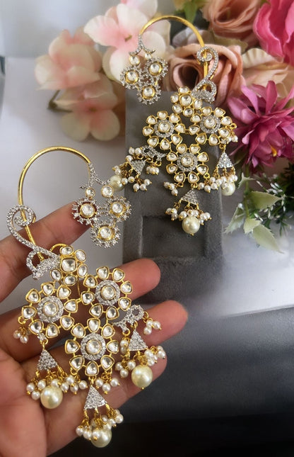 Karishma kundan Ear cuffs