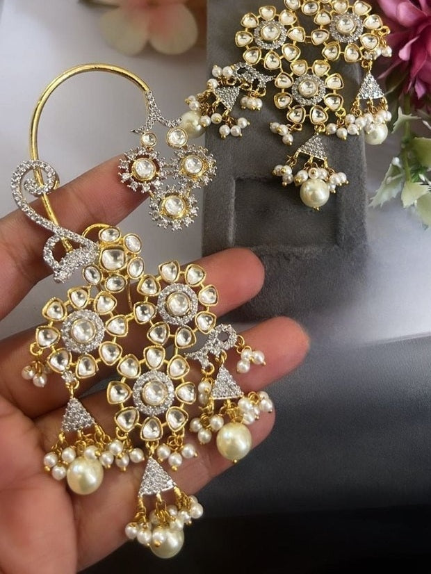 Karishma kundan Ear cuffs