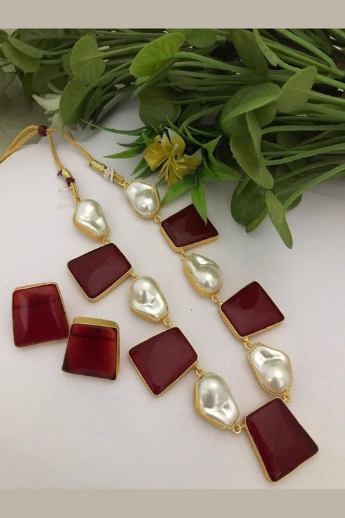 Sulochna real pearl set