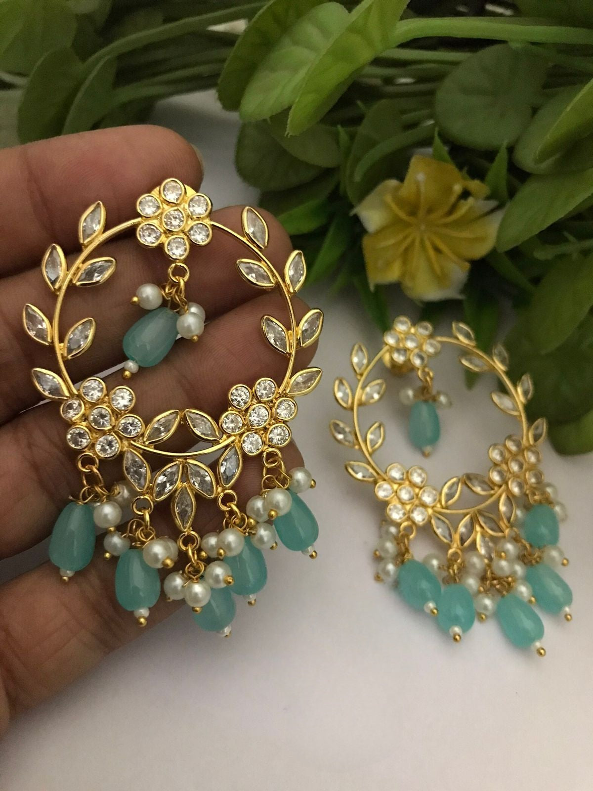 Mrida Ad Polki Earrings