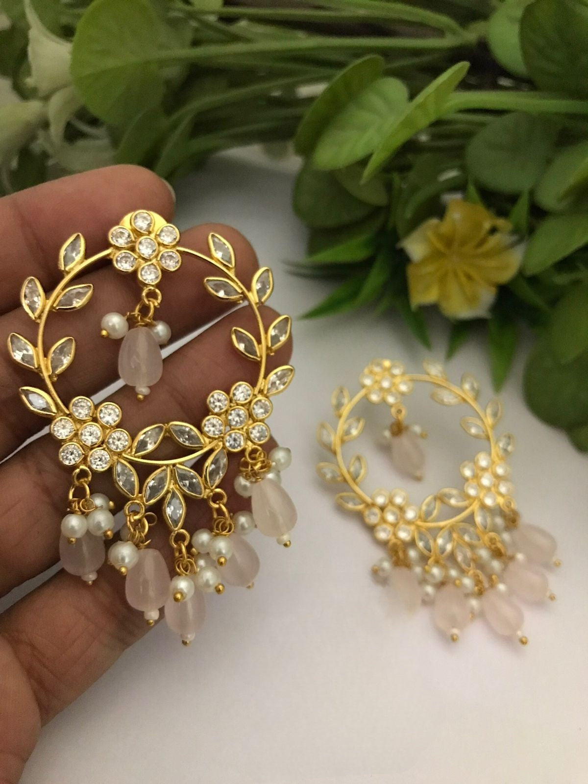 Mrida Ad Polki Earrings