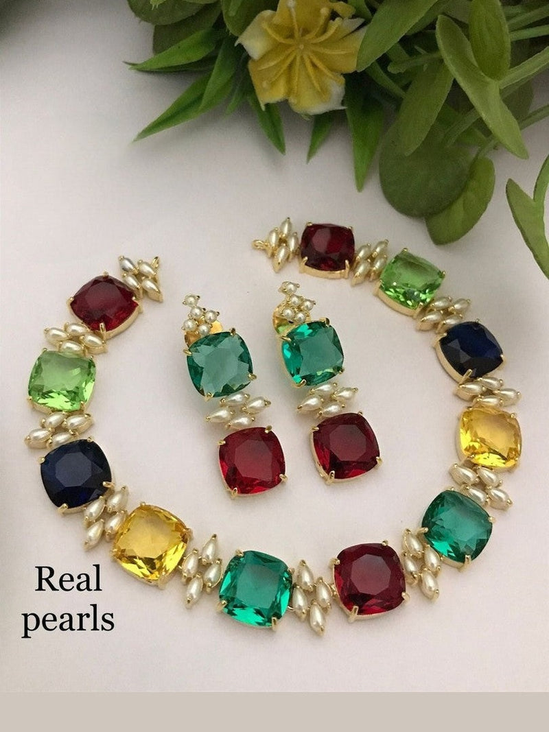 Yogita Real pearl set