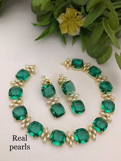 Yogita Real pearl set