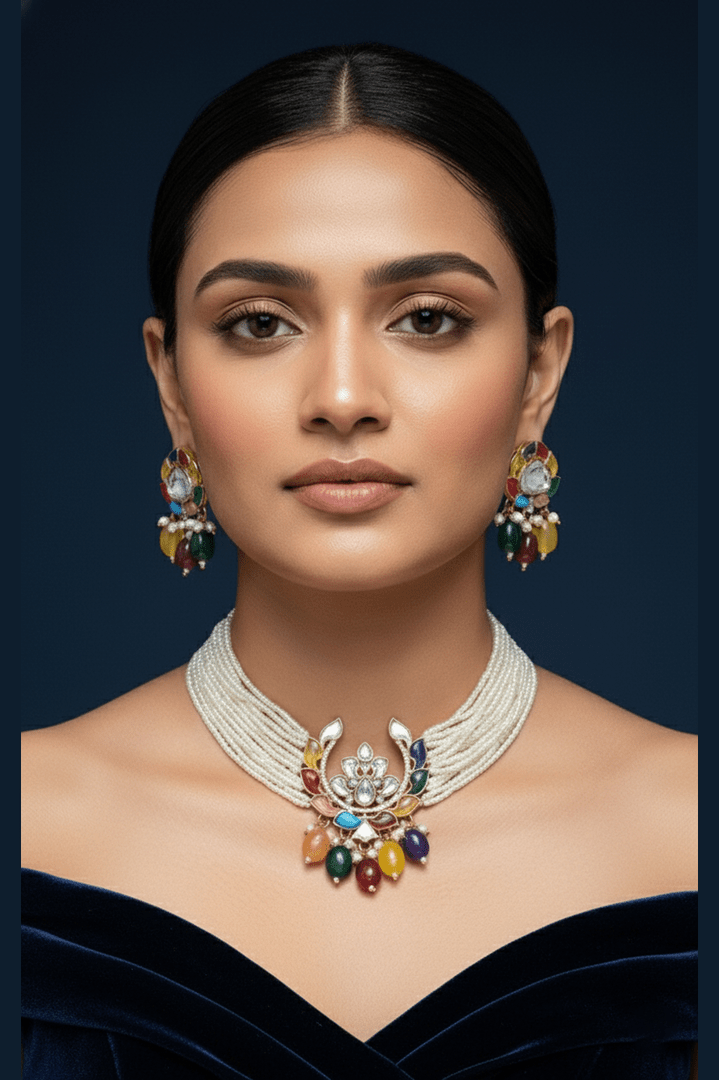 Pritika polki kundan set