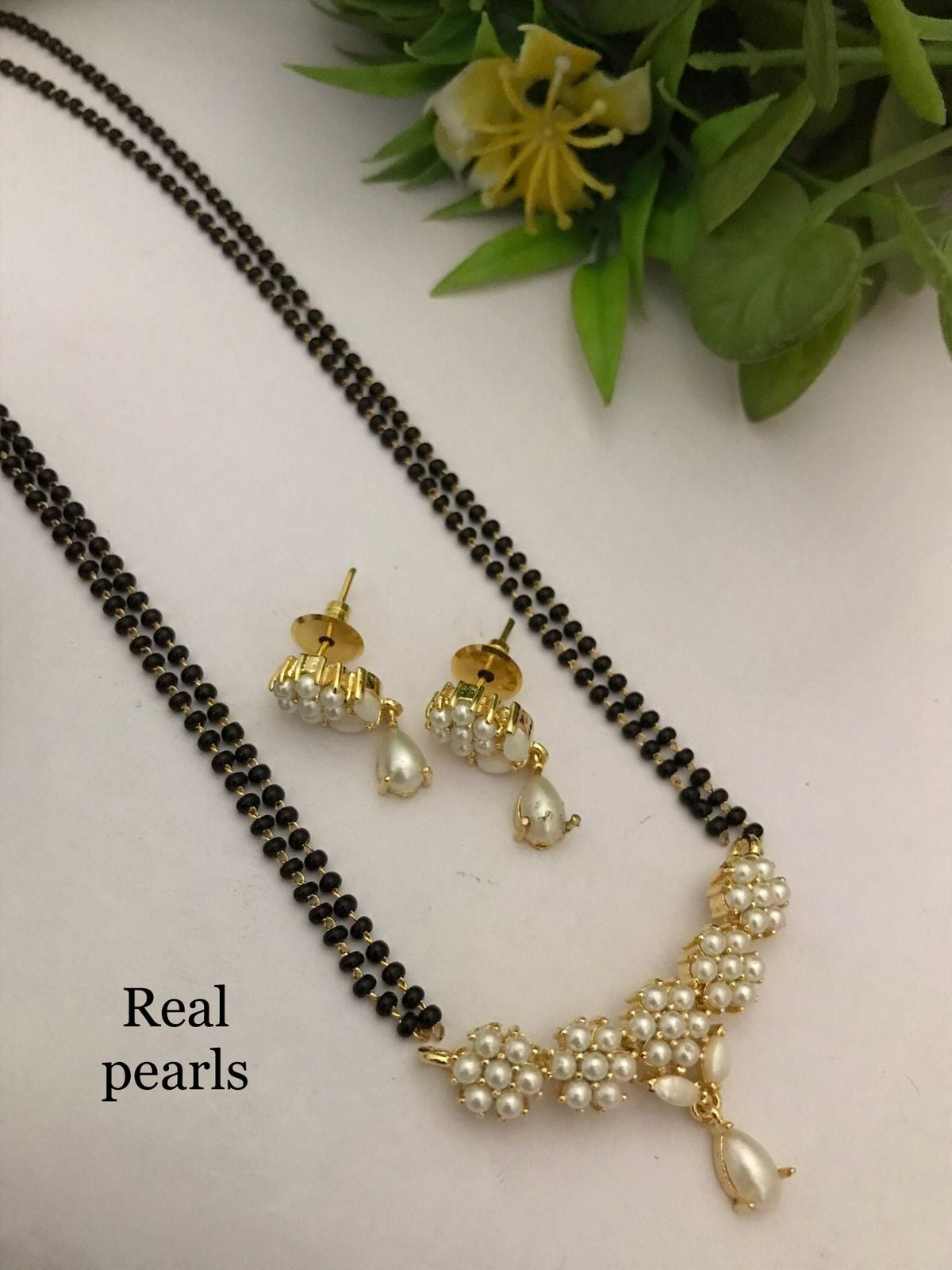 Real pearl kamakhaya mangalsutra