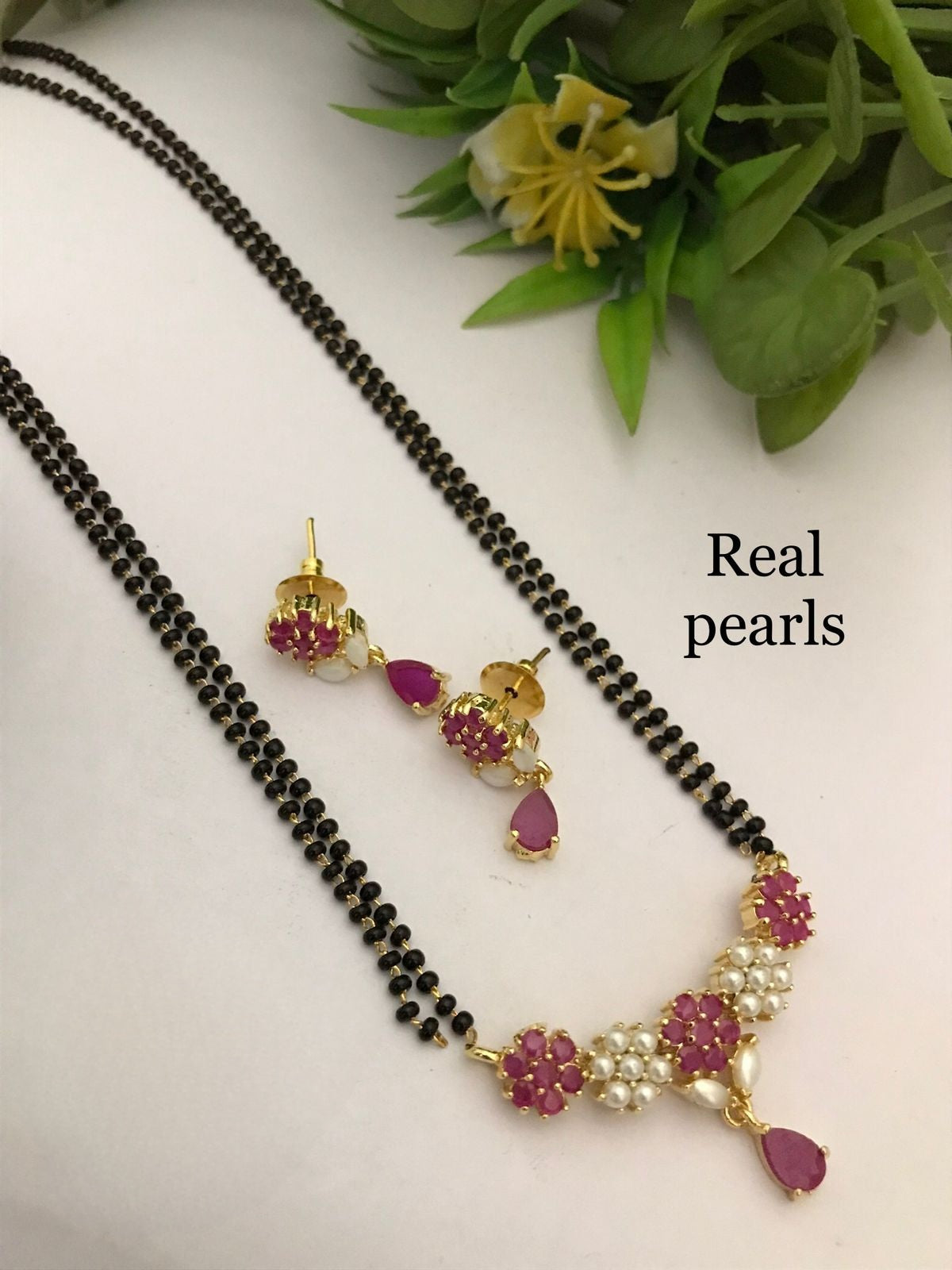 Real pearl kamakhaya mangalsutra