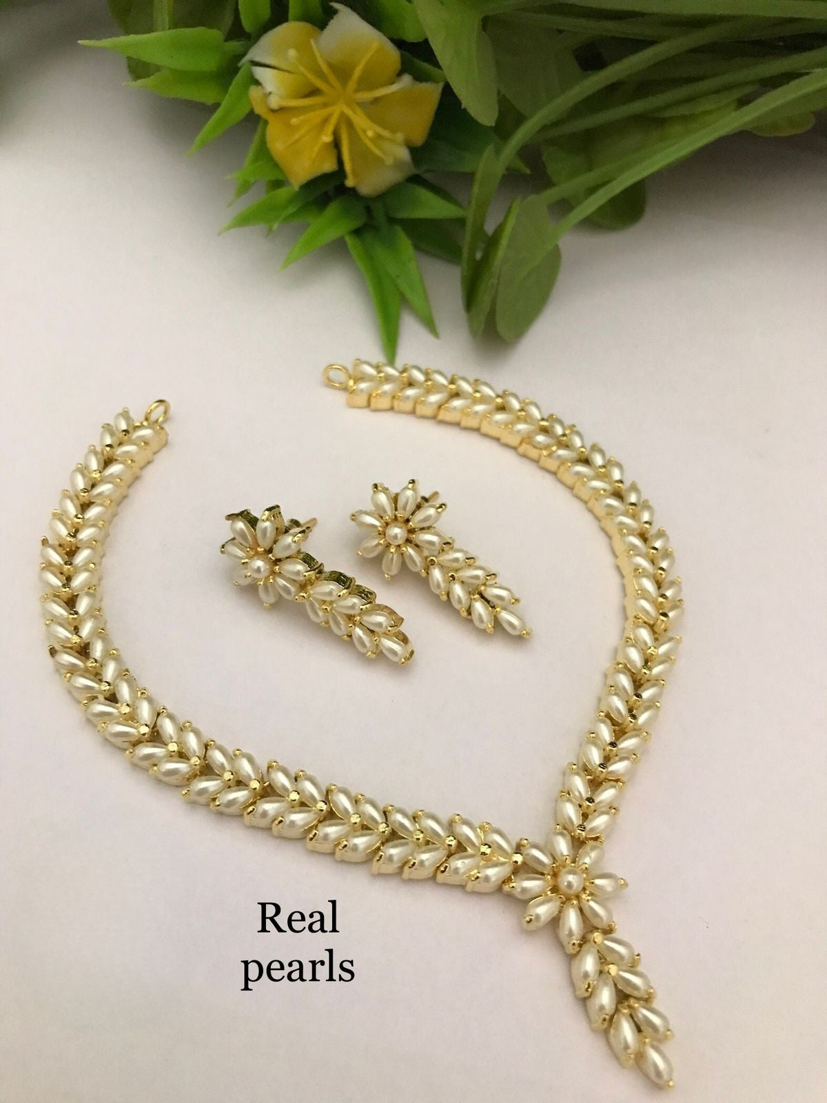 Real pearl kavitra set