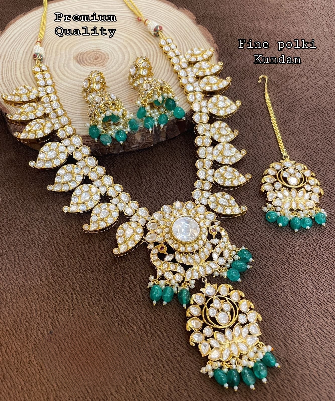 Fine polki Nita ambani inspired set