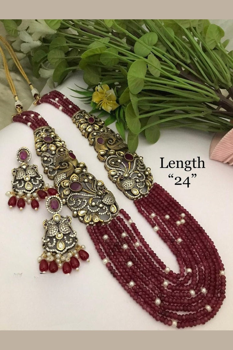 Polki rani haar "Aavanya set"