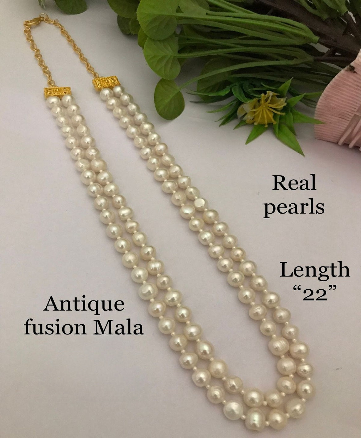 Real pearl shaya mala