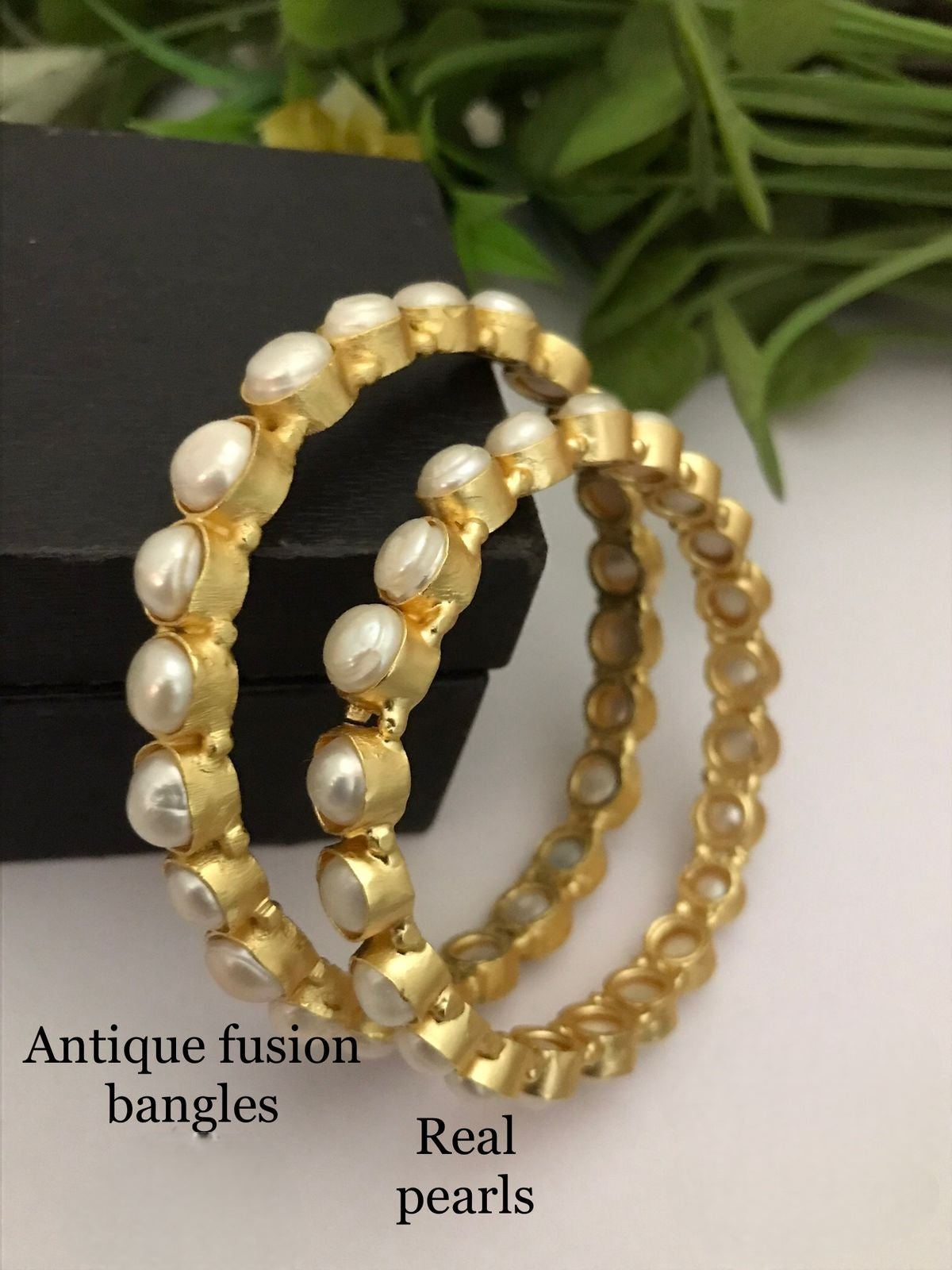 Real pearl indrani bangles