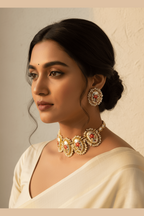 Adah real pearl set