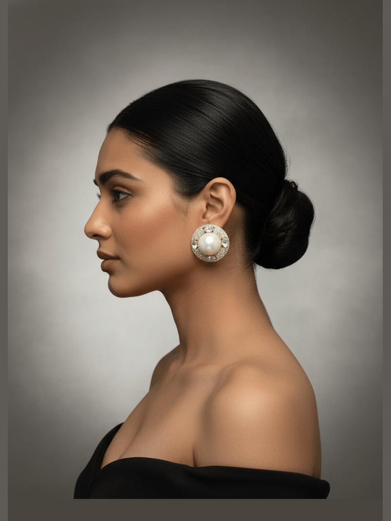 Sukriti ad pearl earrings