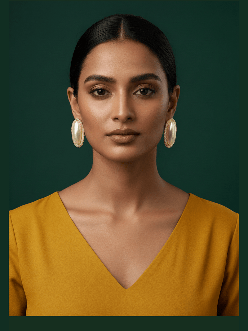 Julia ad pearl earrings