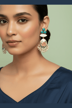 Rekha real pearl earrings