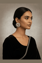 Vidya polki kundan earrings