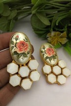 Dhruti real pearl earrings