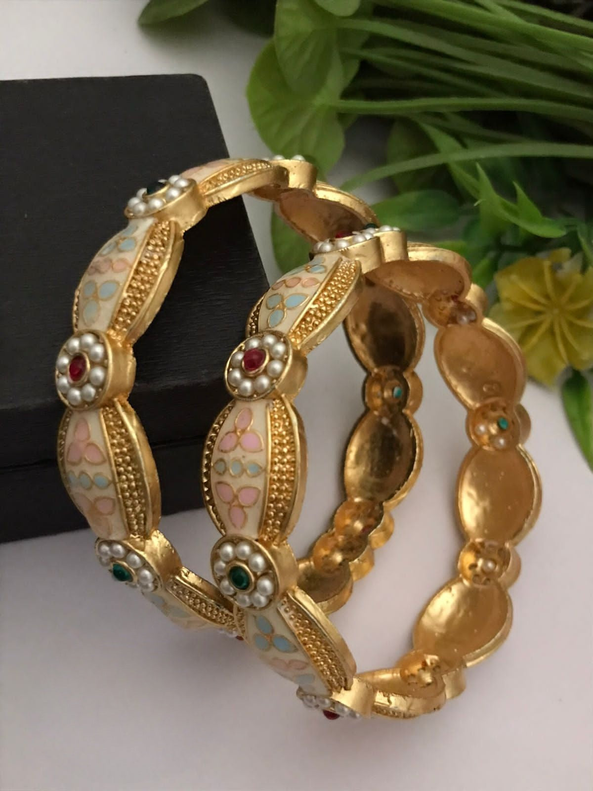 Mandakini meenakari bangles