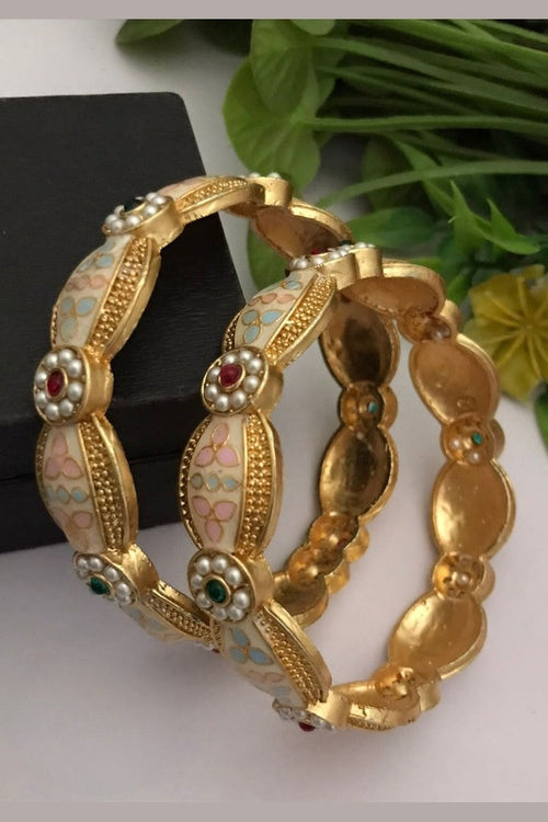 Mandakini meenakari bangles
