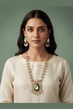 Siya polki kundan set