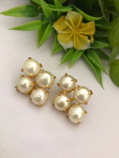 Sayani real pearl earrings