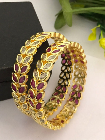 Priya polki bangles