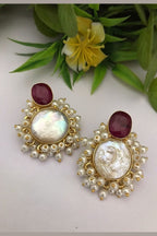 Shovik real pearl earrings